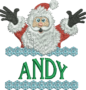 Surprise Santa Name - Andy