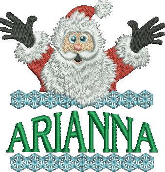 Surprise Santa Name - Arianna