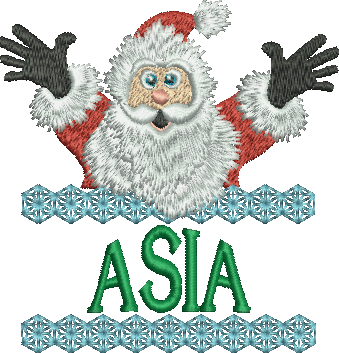 Surprise Santa Name - Asia