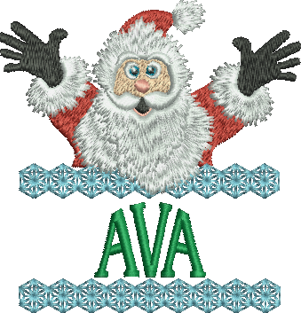 Surprise Santa Name - Ava