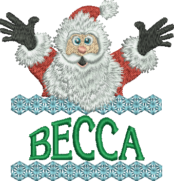 Surprise Santa Name - Becca