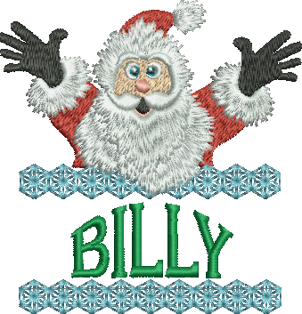 Surprise Santa Name - Billy