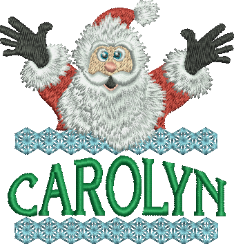 Surprise Santa Name - Carolyn