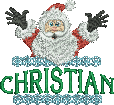 Surprise Santa Name - Christian