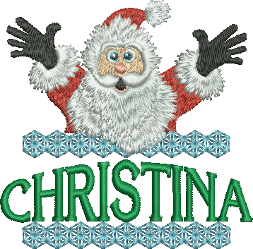 Surprise Santa Name - Christina