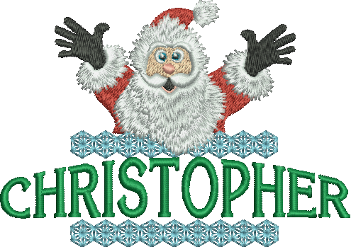Surprise Santa Name - Christopher