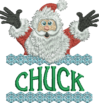 Surprise Santa Name - Chuck