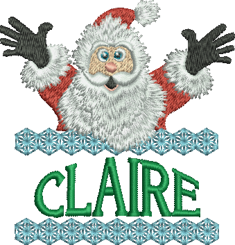 Surprise Santa Name - Claire