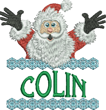 Surprise Santa Name - Colin