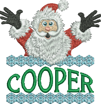 Surprise Santa Name - Cooper