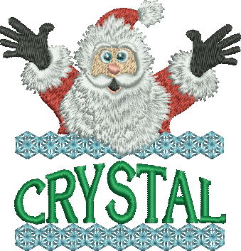 Surprise Santa Name - Crystal