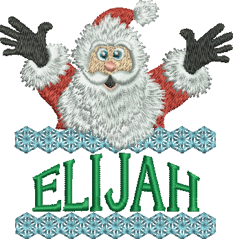 Surprise Santa Name - Elijah