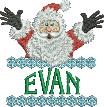 Surprise Santa Name - Evan