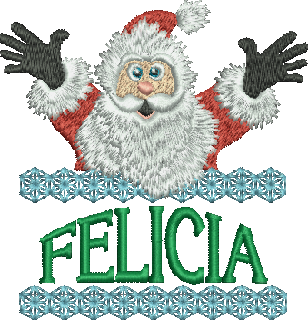 Surprise Santa Name - Felicia