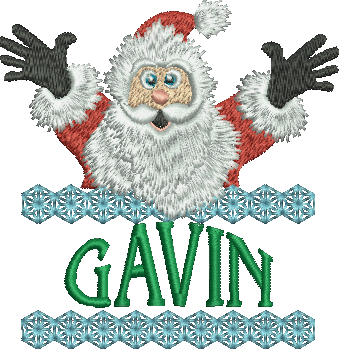 Surprise Santa Name - Gavin