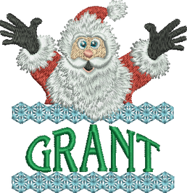 Surprise Santa Name - Grant