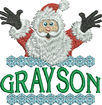 Surprise Santa Name - Grayson