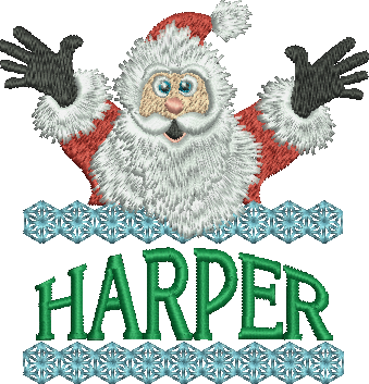 Surprise Santa Name - Harper