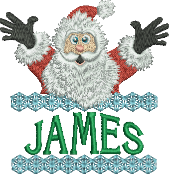 Surprise Santa Name - James
