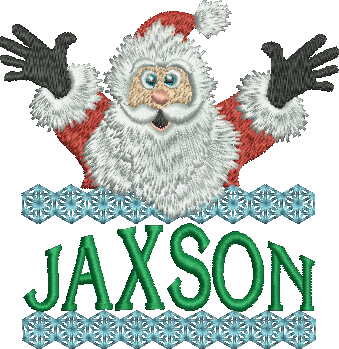Surprise Santa Name - Jaxson