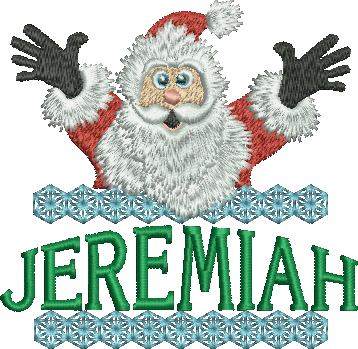 Surprise Santa Name - Jeremiah