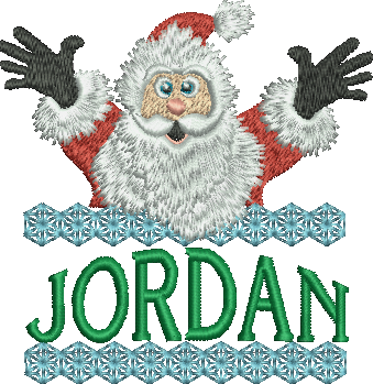 Surprise Santa Name - Jordan