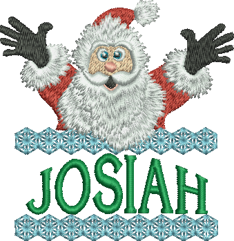 Surprise Santa Name - Josiah