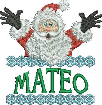 Surprise Santa Name - Mateo