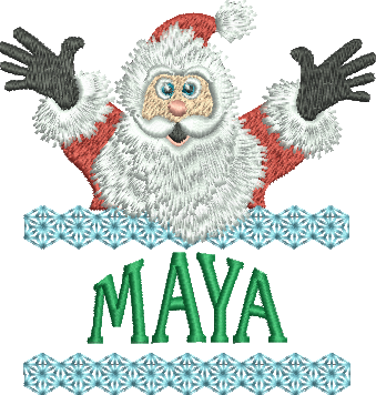 Surprise Santa Name - Maya