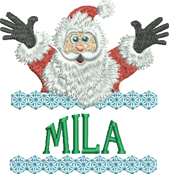 Surprise Santa Name - Mila