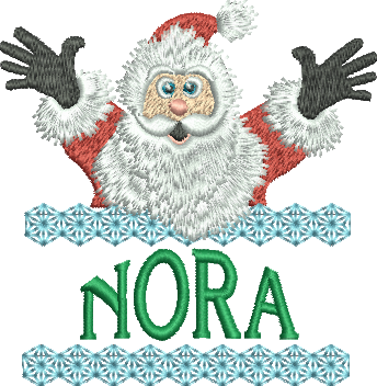 Surprise Santa Name - Nora