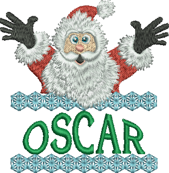 Surprise Santa Name - Oscar