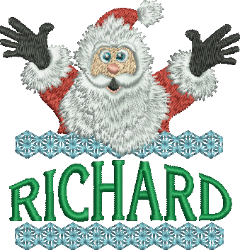 Surprise Santa Name - Richard