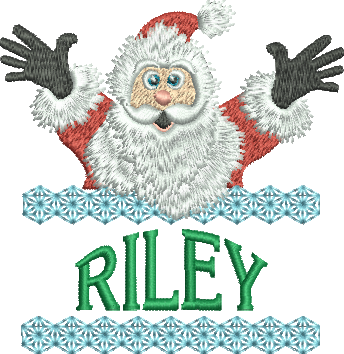 Surprise Santa Name - Riley