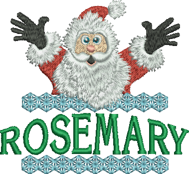 Surprise Santa Name - Rosemary