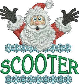 Surprise Santa Name - Scooter