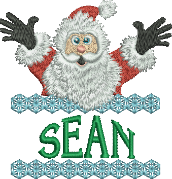 Surprise Santa Name - Sean