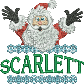 Surprise Santa Name - Scarlett