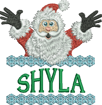 Surprise Santa Name - Shyla