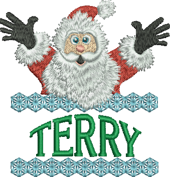 Surprise Santa Name - Terry