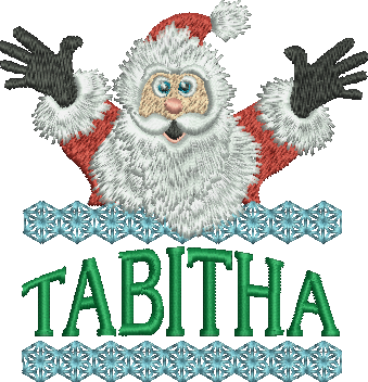 Surprise Santa Name - Tabitha