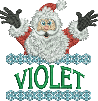 Surprise Santa Name - Violet