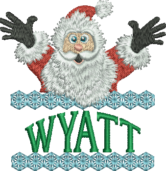 Surprise Santa Name - Wyatt