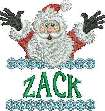 Surprise Santa Name - Zack