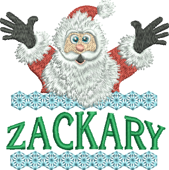 Surprise Santa Name - Zackary