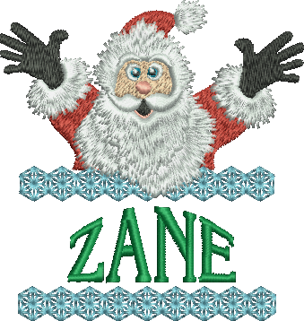 Surprise Santa Name - Zane