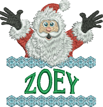 Surprise Santa Name - Zoey