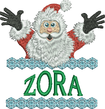 Surprise Santa Name - Zora