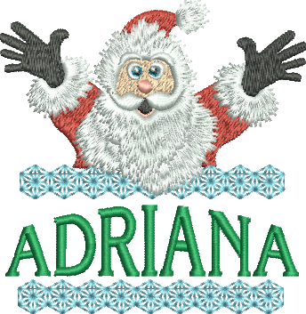 Surprise Santa Name - Adriana