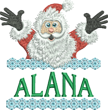 Surprise Santa Name - Alana